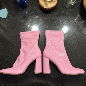 Steve Madden Pink Patent Leather Pumps sz 9.5